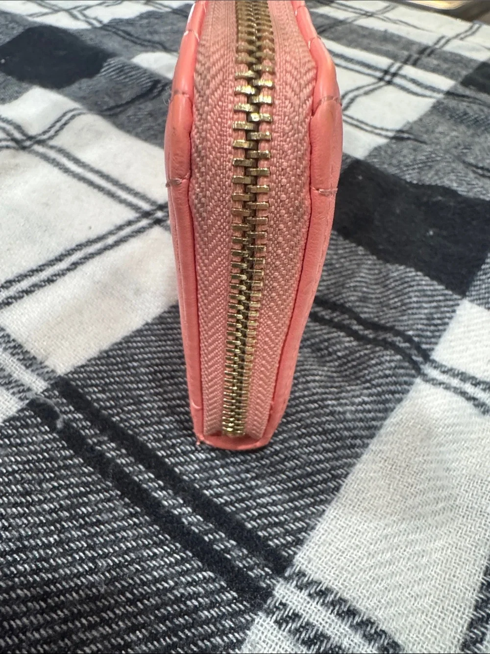 a new day Quilted Zip Wallet - Coral